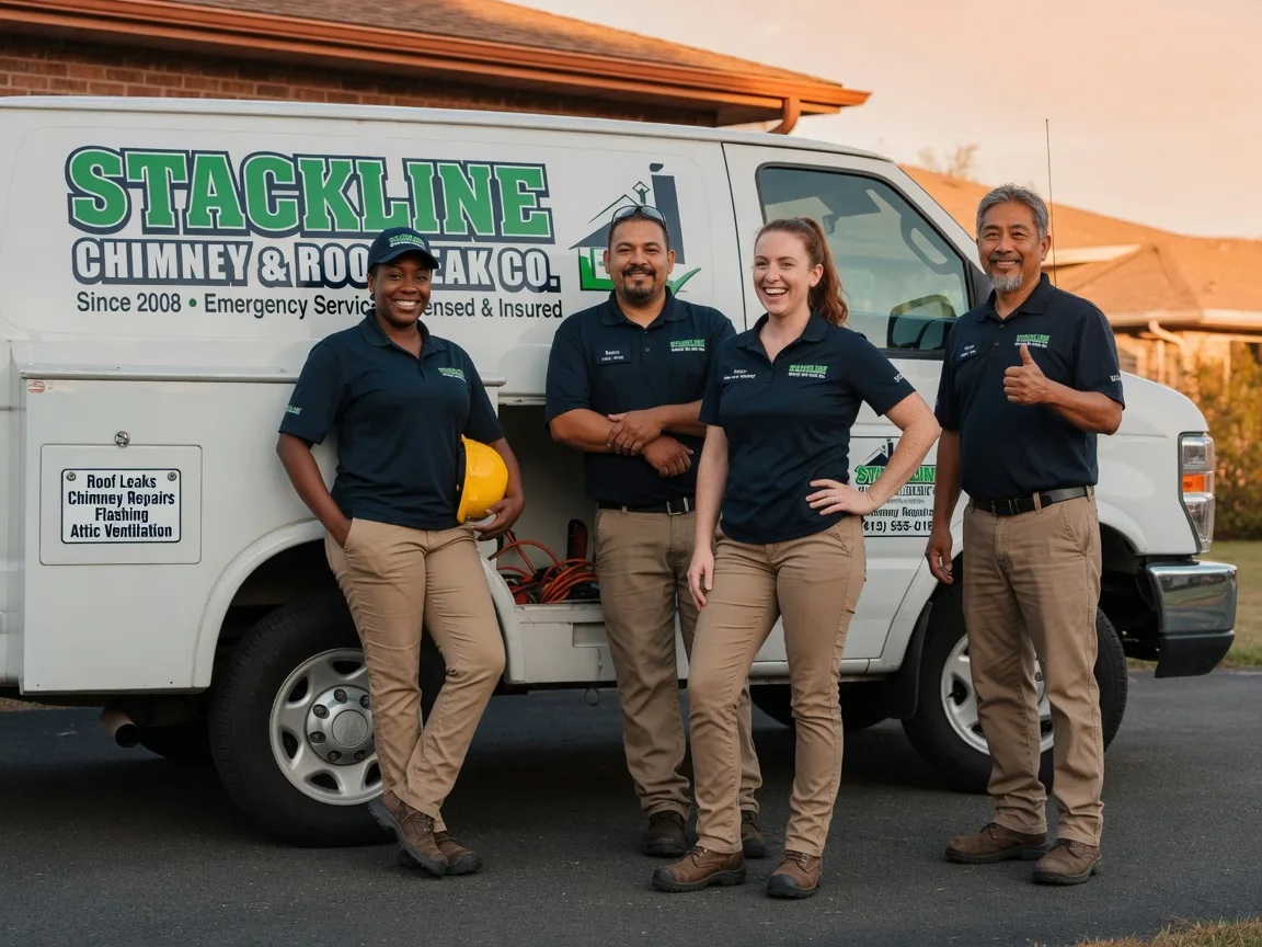 Chimney flashing repair company in Starford, PA